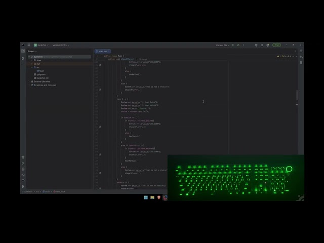 JAVA working on small terminal game