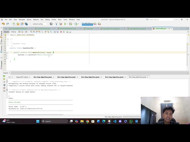praktek uap algoritma pemrograman