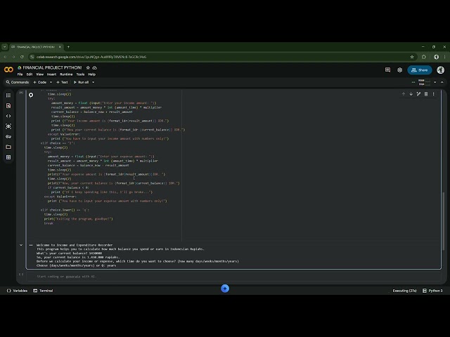 My Python Financial Project Showcase