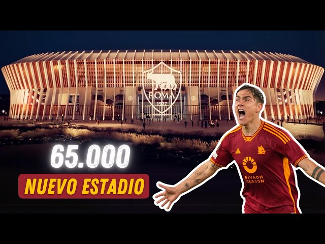 Nuevo estadio de la AS ROMA: fútbol y arquitectura moderna 🔥🏟️