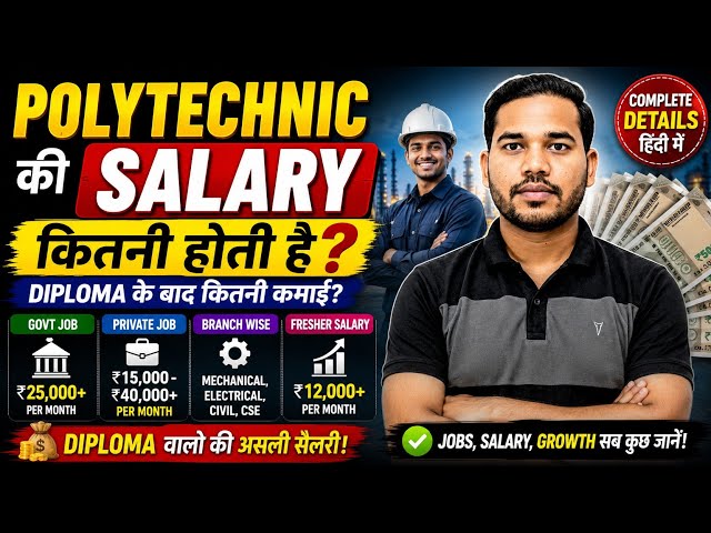 Polytechnic Ki Salary Kitni Hoti Hai? Diploma Engineer Salary Full Details 2026