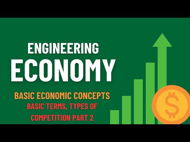 Engineering Economy Series - Basic Economic Principles and the Economic Environment Part 2