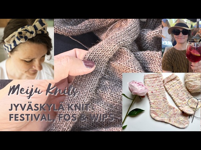 Jyväskylä Knit Festival 2026, Finished Knits & Works in Progress | Meiju Knits Podcast
