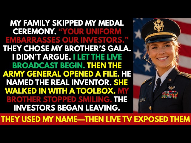 My Father Said My Uniform Made Me Look Like Hired Help—Then a General Exposed Their Lie on Live TV