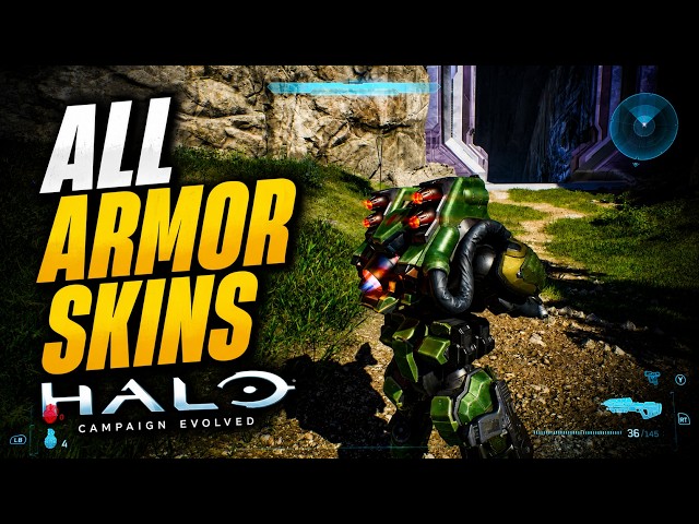 All Armor Skins in Halo Campaign Evolved