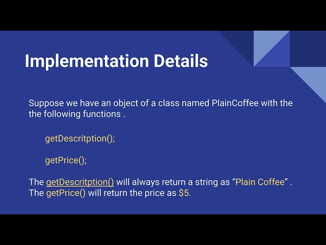 Decorator Design Pattern Using Java