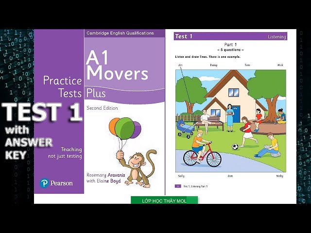Movers PLUS 5 Practice Tests - Listening Test 1 | Lớp Học Thầy Mol