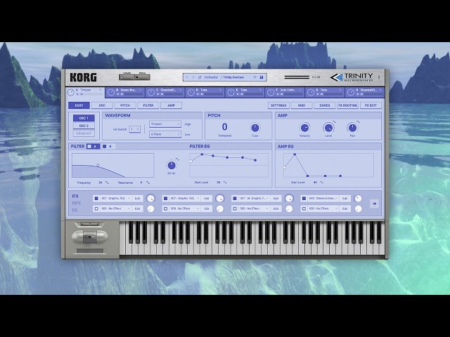 A Korg Trinity...for your DAW