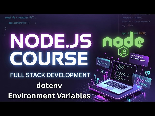 Node.js Dotenv Tutorial for Beginners | Environment Variables Explained with Examples