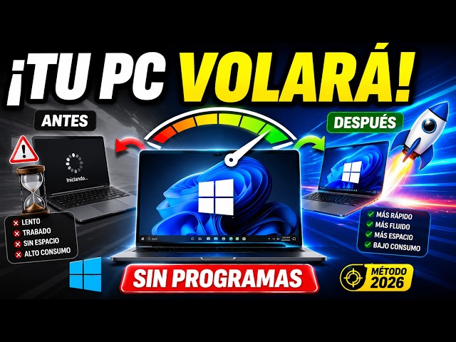 Optimize Windows in 2026 and Make Your PC Fly WITHOUT SOFTWARE