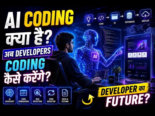 AI Coding क्या है? अब Developers Coding कैसे करेंगे? 🤖 | AI Coding Explained in Hindi
