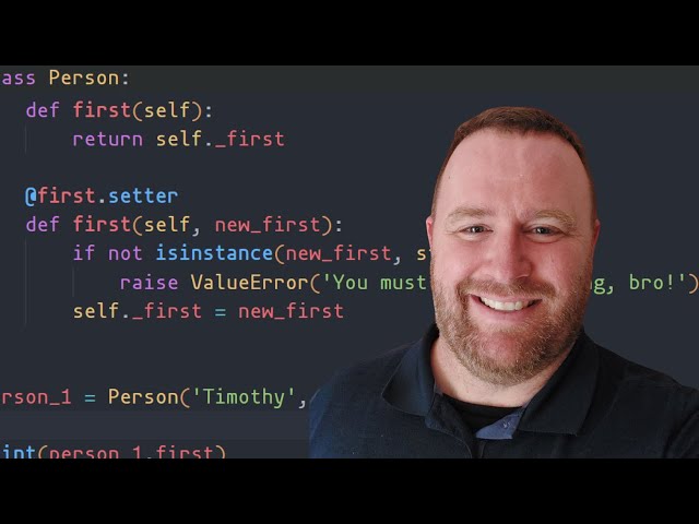 Python isinstance, Getters and Setters FHD
