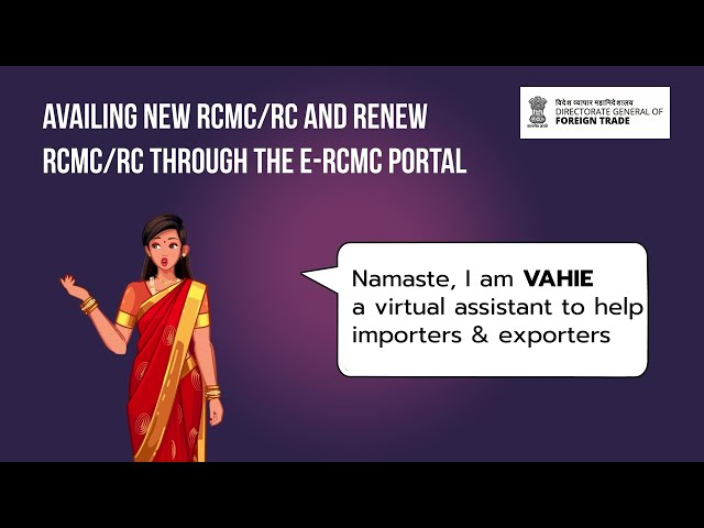 How to Apply for fresh or renewal of RCMC/RC  on DGFT e-platform