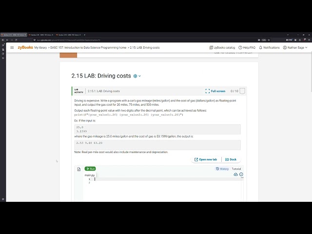 Tips and Tricks for Data Science 157 Lab 2 part 1.