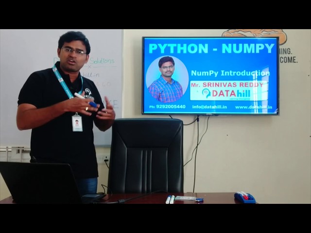 04 Numpy with Python by Srinivas Reddy   DATAhill Solutions