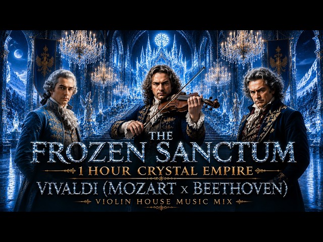 Vivaldi (Mozart x Beethoven) Violin House Music Mix – The Frozen Sanctum | 30 Min Crystal Empire