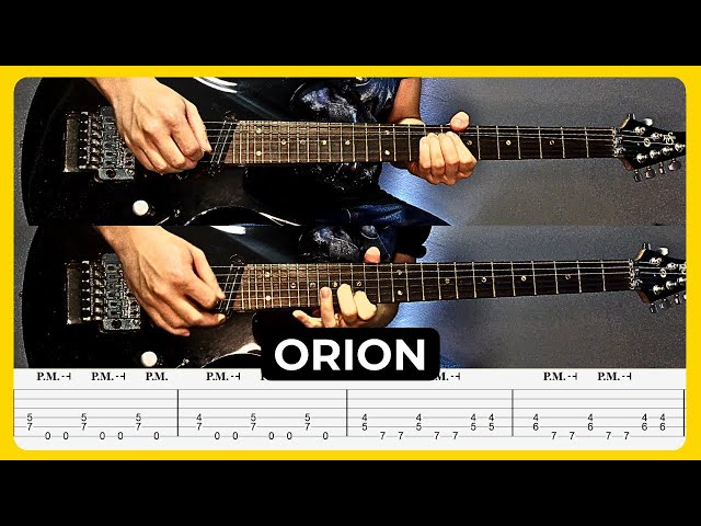 Orion - Metallica | Tabs | Guitar Cover | Lesson | Solo | Tutorial | All Guitar Parts