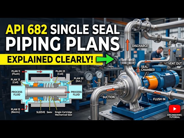 API 682 Single Seal Piping Plans Explained Clearly