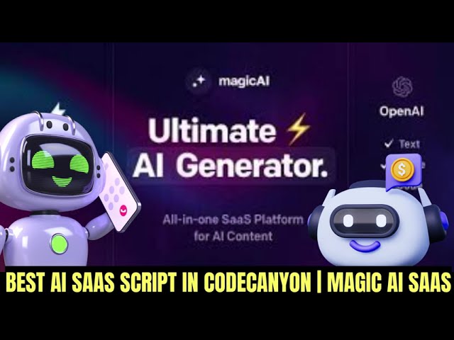 Best AI SaaS Script 2026 🔥 Magic AI – Earn with AI Tools & Automation