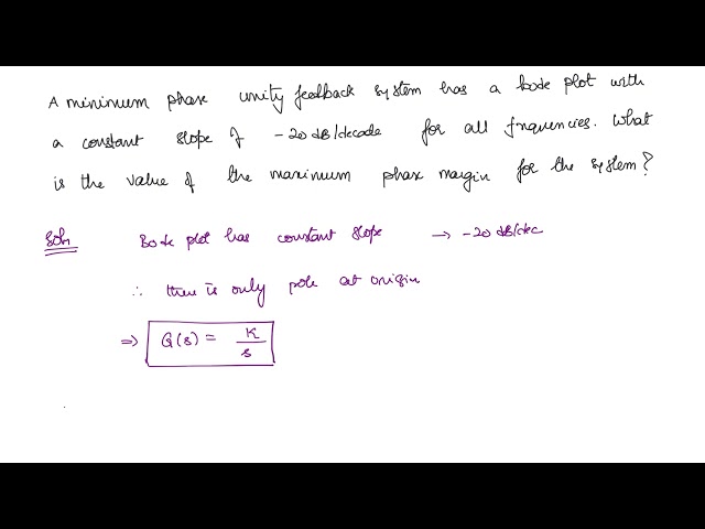 Lecture 62: Numericals on Bode Plot | Control Systems