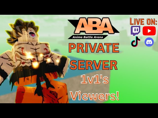 🌟ABA Private Server 1v1's W/ Viewers! 💫