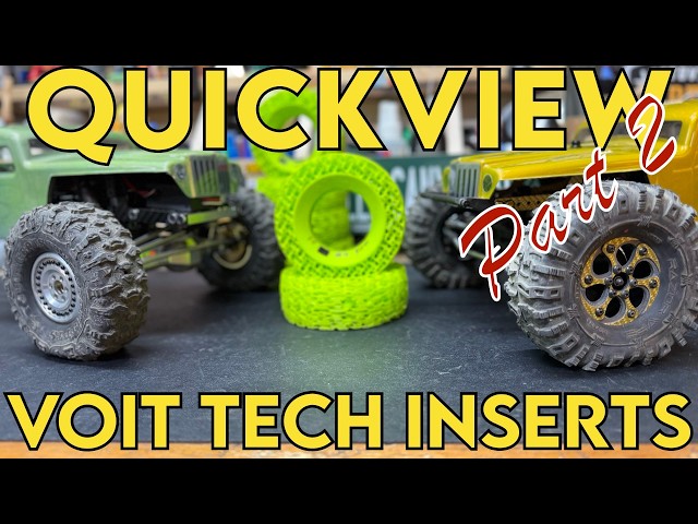 Crawler Canyon Quick(re)view:  Voit Tech Paragon 3D inserts PART 2!