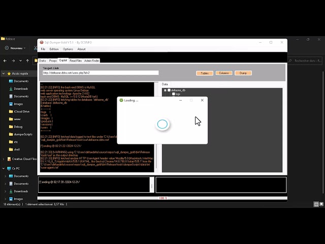 SQL Dumper 5.1 Database Data Dumping Technique