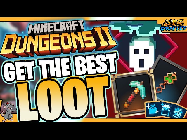 MINECRAFT DUNGEONS 2 Get The Best Loot! MAX Unique Gear! Rare Talismans! Soul Storms Explained!