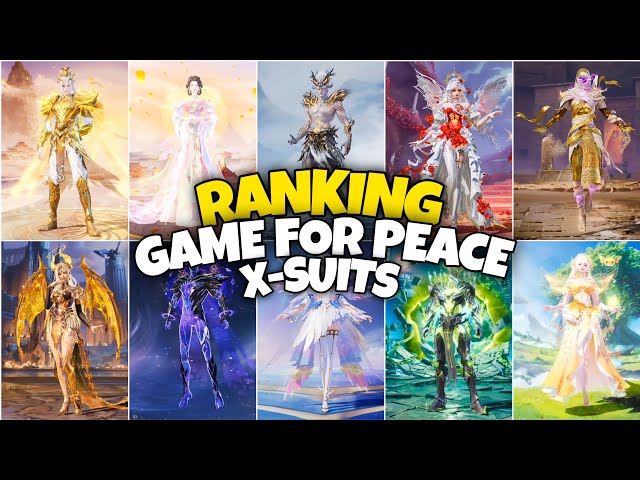 RANKING ALL X-SUIT | GAME FOR PEACE | PUBG MOBILE