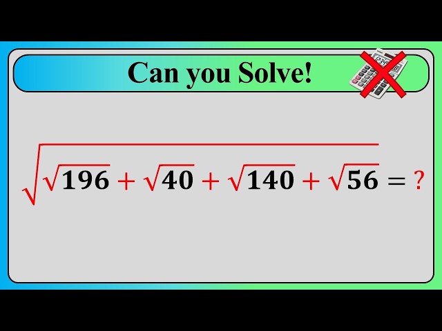 Solving a 'Stanford' University entrance exam