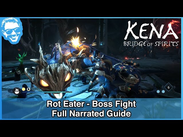 Rot Eater Boss Fight - Full Narrated Guide - Kena Bridge of Spirits [4k HDR]