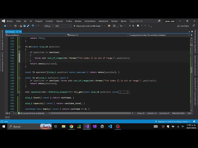 Un pequeño arreglo dinamico en C++