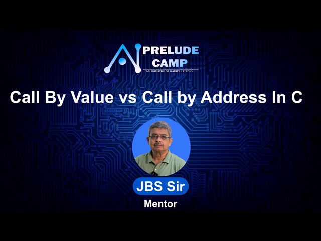 Call by Value vs Call by Address in C | | Mastering C from Zero! @PreludeCamp