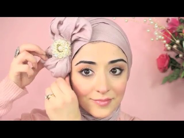 Hijab Tutorial Pretty Bow Turban - From My Ariana Grande Makeup Tutorial