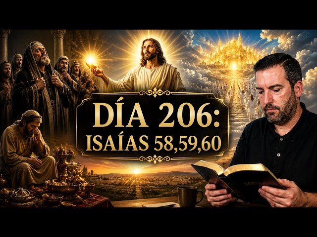DAY 206 - Isaiah 58, 59, 60 / The Bible in 1 Year / Juan Manuel Vaz