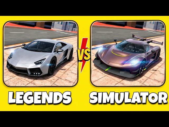 Extreme Car Driving Legends VS Extreme Car Driving Simulator 😱