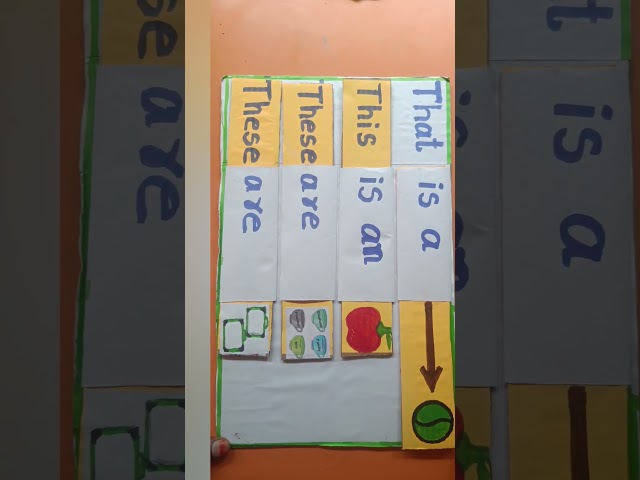 Easy  English Teaching Learning Material for primary students ..#english #learning #teacher #reels