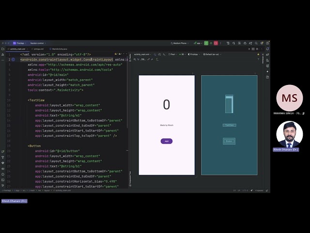 First App Button