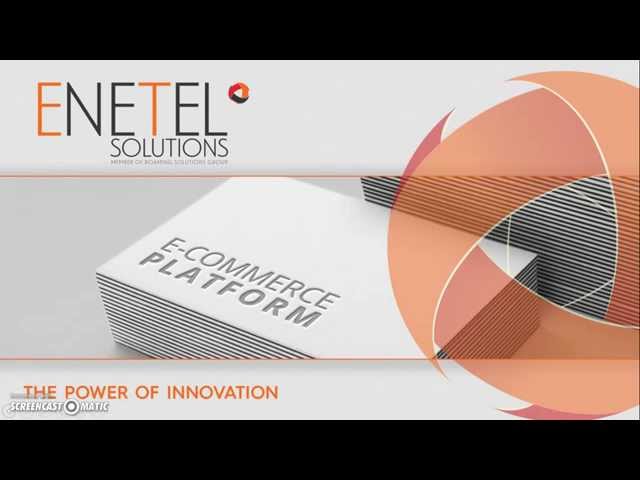 E-commerce solution, Enetel Solutions