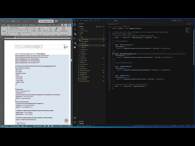 Angular 22, PrimeNG 22 y Taildwind CSS