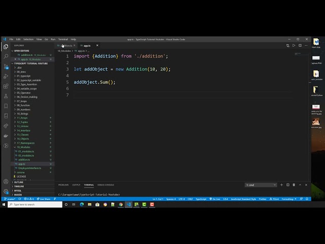 TypeScript Tutorial 71 Modules