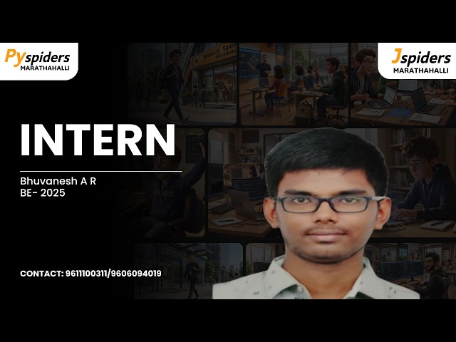 Job Secured! Jspiders Marathahalli Student Cracks IT Placement