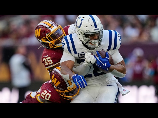Jonathan Taylor's best plays from 2-TD game vs. Commanders | Week 4