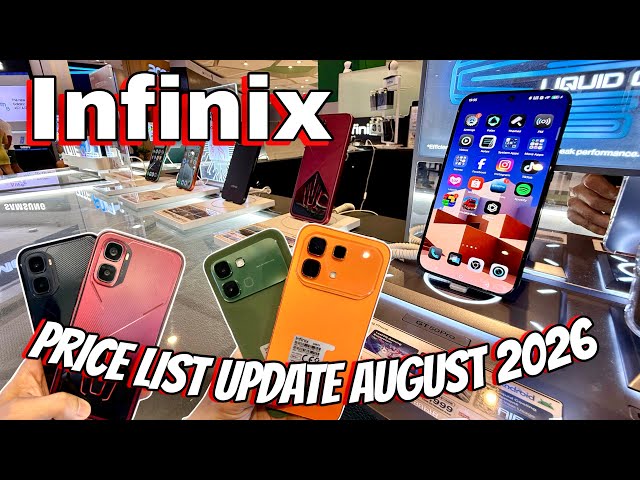 Infinix Price List Update August 2026