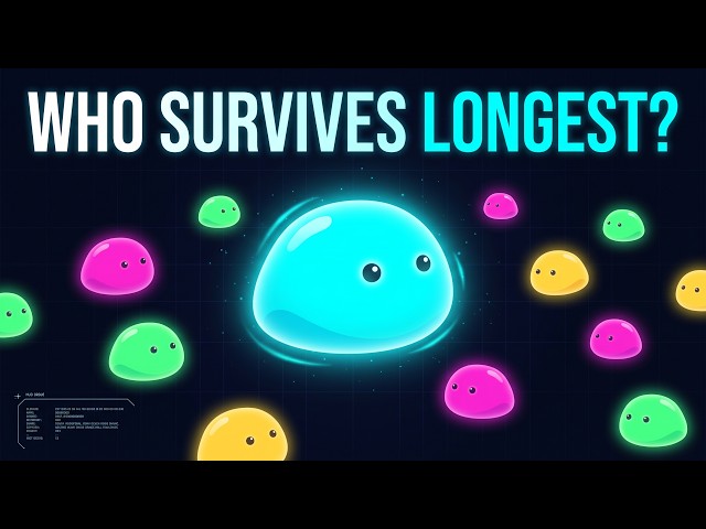 LIVE 24/7: Which Creature Survives the Longest? Real Genetic Evolution