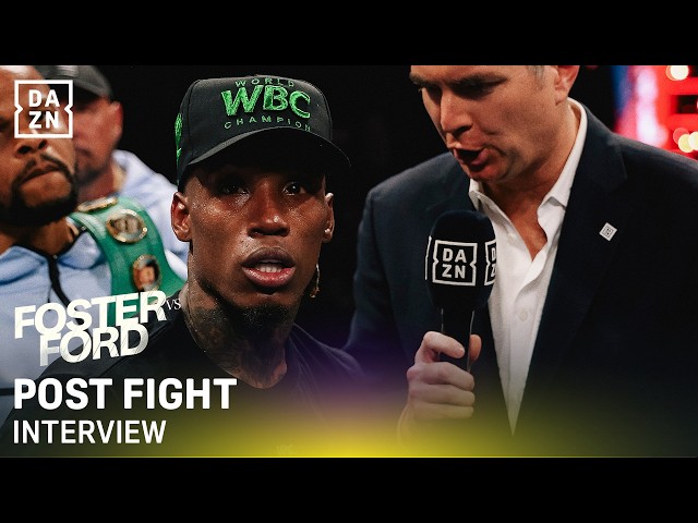 Who is next for O'Shaquie Foster? Shakur? Navarrete? | Post Fight Interview