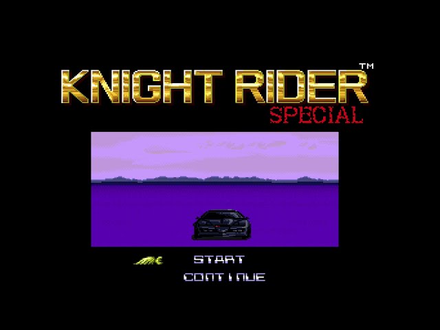 Knight Rider Special PC Engine Intro + Gameplay [No Commentary]