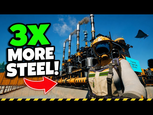 These 3 Things TRIPLE Your Steel Output in Satisfactory