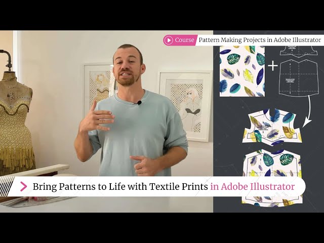 Visualise Your Designs: Adding Textile Prints to Patterns in Adobe Illustrator!