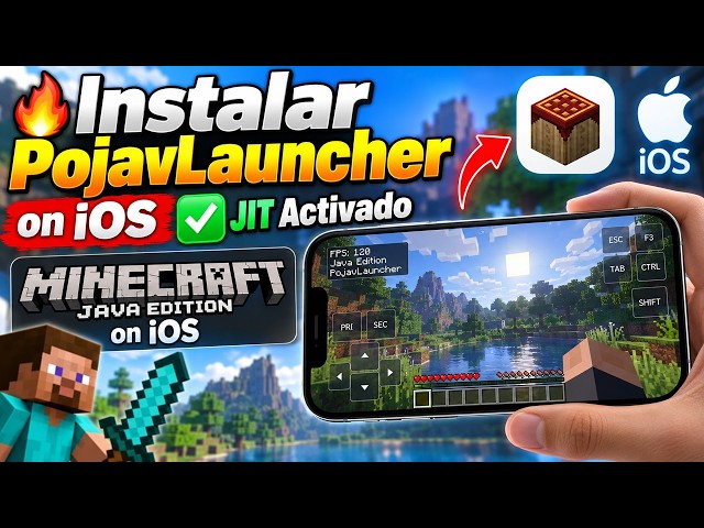 🔥 Cómo Instalar PojavLauncher en iOS 26 ✅ Minecraft Java Edition en iPhone (JIT Activado) 2026